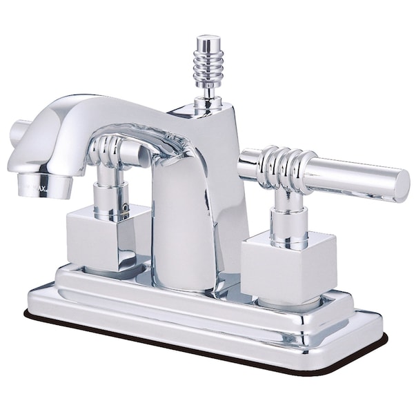 KS8641ML 4" Centerset Bathroom Faucet, Polished Chrome